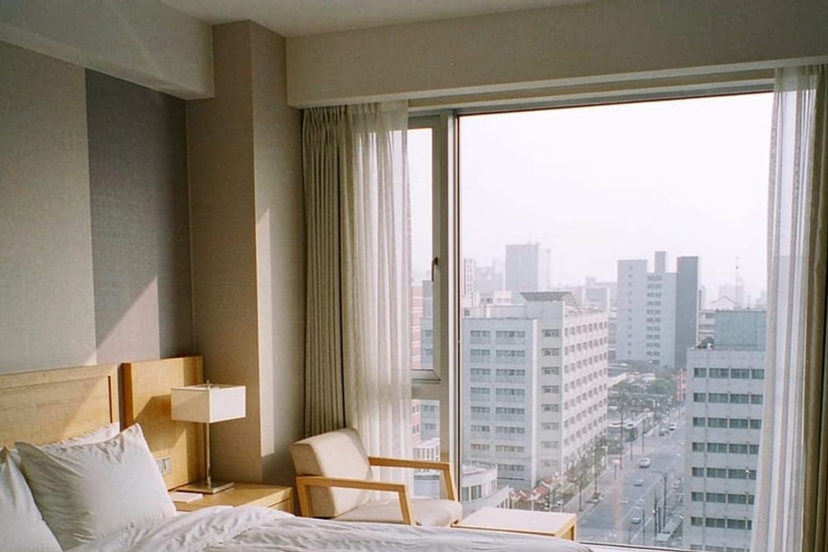 Quarto de hotel moderno